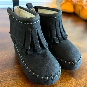 Baby moccasins size 3-6mo